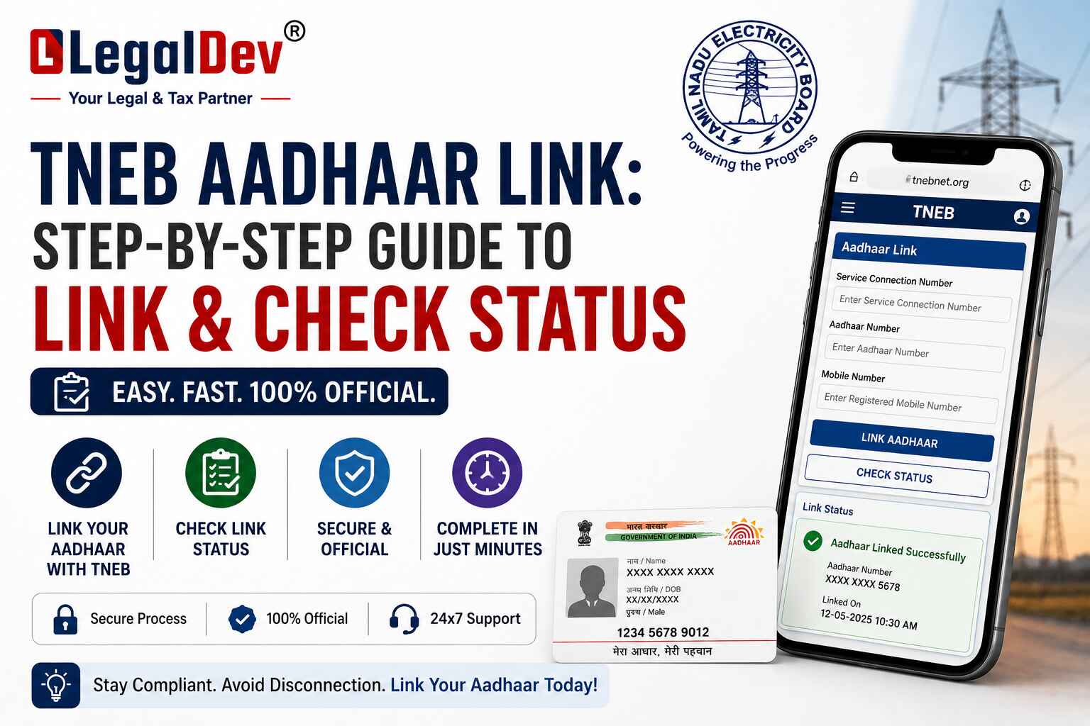 TNEB Aadhaar Link